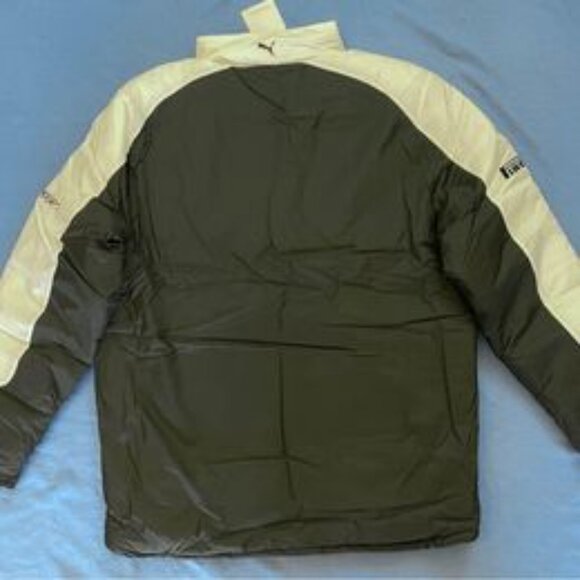 Puma Black Racing Puffer Jacket - Men's XL - Picture 2 of 8